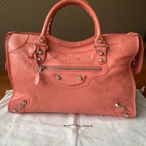 BALENCIAGA Classic Shoulder Hand Bag Leather